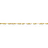 24" 14k Yellow Gold 2.75mm Lightweight Singapore Chain Necklace
