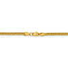 18" 14k Yellow Gold 2.2mm Semi-Solid Franco Chain Necklace