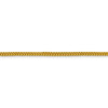 18" 14k Yellow Gold 2.2mm Semi-Solid Franco Chain Necklace