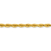 18" 14k Yellow Goldy 4.75mm Semi-Solid Rope Chain Necklace