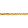 16" 14k Yellow Goldy 5.4mm Semi-Solid Rope Chain Necklace