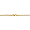 16" 14k Yellow Gold 2.75mm Semi-solid Wheat Chain Necklace