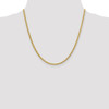 20" 14k Yellow Gold 2.75mm Semi-solid Wheat Chain Necklace