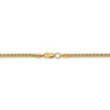 24" 14k Yellow Gold 2.75mm Semi-solid Wheat Chain Necklace