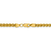 22" 14k Yellow Gold 4.15mm Semi-solid Wheat Chain Necklace