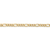16" 14k Yellow Gold 3.5mm Semi-Solid Figaro Chain Necklace