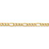 20" 14k Yellow Gold 5.75mm Semi-Solid Figaro Chain Necklace