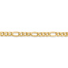 24" 14k Yellow Gold 5.75mm Semi-Solid Figaro Chain Necklace