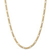 24" 14k Yellow Gold 5.75mm Semi-Solid Figaro Chain Necklace