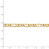 26" 14k Yellow Gold 5.75mm Semi-Solid Figaro Chain Necklace