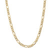 20" 14k Yellow Gold 7.3mm Semi-Solid Figaro Chain Necklace