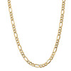 26" 14k Yellow Gold 7.3mm Semi-Solid Figaro Chain Necklace