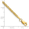 16" 14k Yellow Gold 2mm Byzantine Chain Necklace