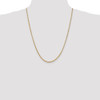 24" 14k Yellow Gold 2mm Byzantine Chain Necklace