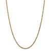 30" 14k Yellow Gold 2.5mm Byzantine Chain Necklace