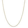 30" 14k Yellow Gold .9mm Box with Lobster Clasp Chain Necklace