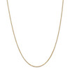 16" 14k Yellow Gold 1.3mm Box Chain Necklace