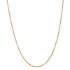 24" 14k Yellow Gold 1.3mm Box Chain Necklace