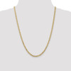 24" 14k Yellow Gold 3.75mm Concave Anchor Chain Necklace