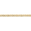 20" 14k Yellow Gold 4.5mm Concave Anchor Chain Necklace