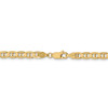 22" 14k Yellow Gold 4.5mm Concave Anchor Chain Necklace