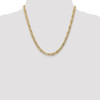 20" 14k Yellow Gold 5.25mm Concave Anchor Chain Necklace