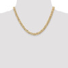 18" 14k Yellow Gold 6.25mm Concave Anchor Chain Necklace