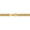 24" 14k Yellow Gold 6.25mm Solid Miami Cuban Chain Necklace