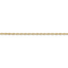 30" 14k Yellow Gold 1.5mm Extra-Light Diamond-cut Rope Chain Necklace