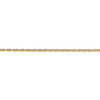 16" 14k Yellow Gold 1.8mm Extra-Light Diamond-cut Rope Chain Necklace