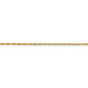 20" 14k Yellow Gold 1.8mm Extra-Light Diamond-cut Rope Chain Necklace