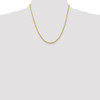 20" 14k Yellow Gold 2.75 mm Extra-Light Diamond-cut Rope Chain Necklace