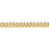 8" 14k Yellow Gold 8mm Flat Beveled Curb Chain Bracelet
