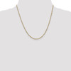 20" 14k Yellow Gold 1.8mm Flat Figaro Chain Necklace