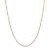 16" 14k Yellow Gold .9mm Franco Chain Necklace