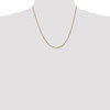 20" 14k Yellow Gold 1mm Franco Chain Necklace