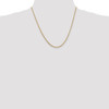 20" 14k Yellow Gold 1.3mm Franco Chain Necklace