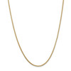 20" 14k Yellow Gold 1.3mm Franco Chain Necklace