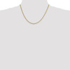 18" 14k Yellow Gold 1.4mm Franco Chain Necklace