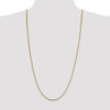 30" 14k Yellow Gold 1.4mm Franco Chain Necklace