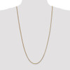30" 14k Yellow Gold 1.5mm Franco Chain Necklace