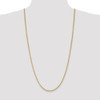 30" 14k Yellow Gold 2mm Franco Chain Necklace