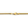 16" 14k Yellow Gold 2.3mm Franco Chain Necklace