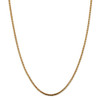 18" 14k Yellow Gold 2.5mm Franco Chain Necklace