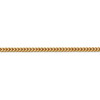 24" 14k Yellow Gold 2.5mm Franco Chain Necklace