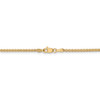 20" 14k Yellow Gold 1.8mm Flat Wheat Chain Necklace