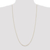 30" 14k Yellow Gold 1.2mm Octagonal Snake Chain Necklace