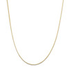 18" 14k Yellow Gold 1.4mm Octagonal Snake Chain Necklace