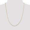 24" 14k Yellow Gold 1.4mm Octagonal Snake Chain Necklace