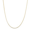 24" 14k Yellow Gold 1.4mm Octagonal Snake Chain Necklace